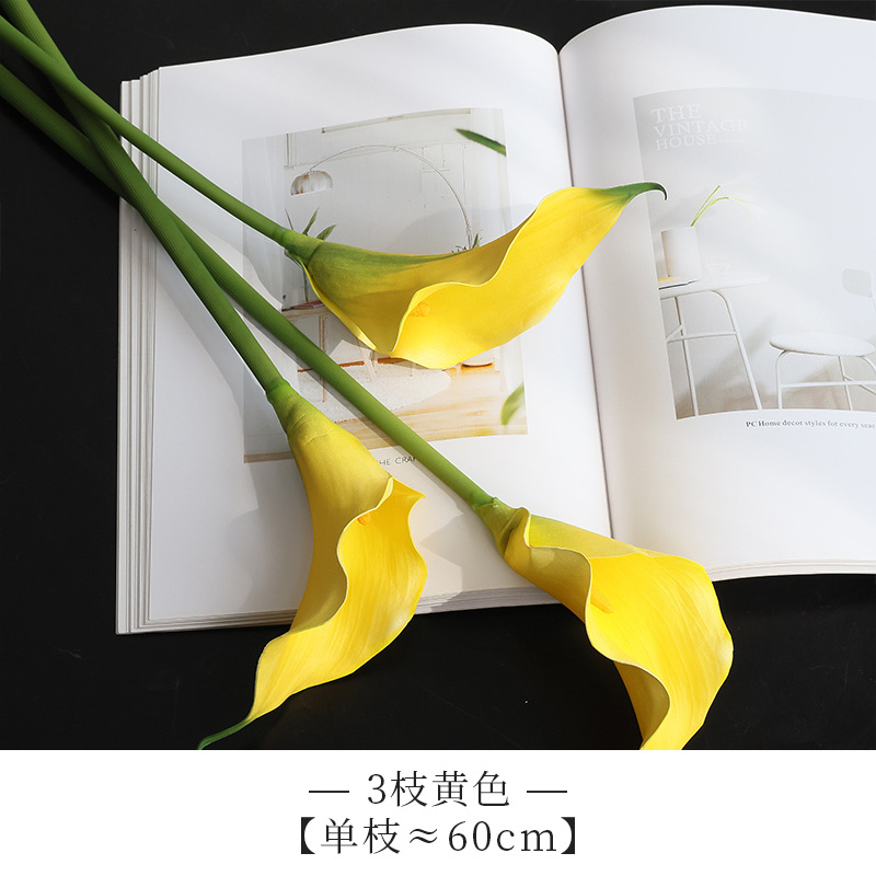 노란색 단일 지점