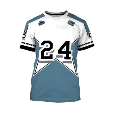 20263D Printed Sports Short-Sleeved T-Shirt with Colorful Lines and Dots Sublimation T-Shirt for Men
