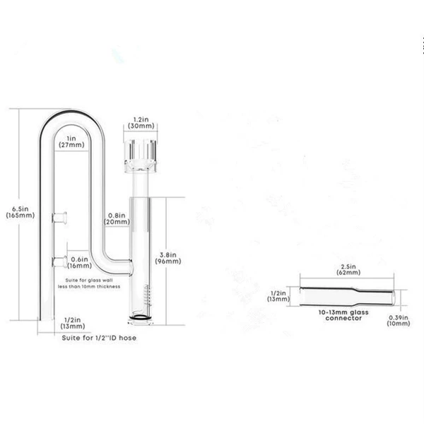 8/10 Mini degreasing film water inlet