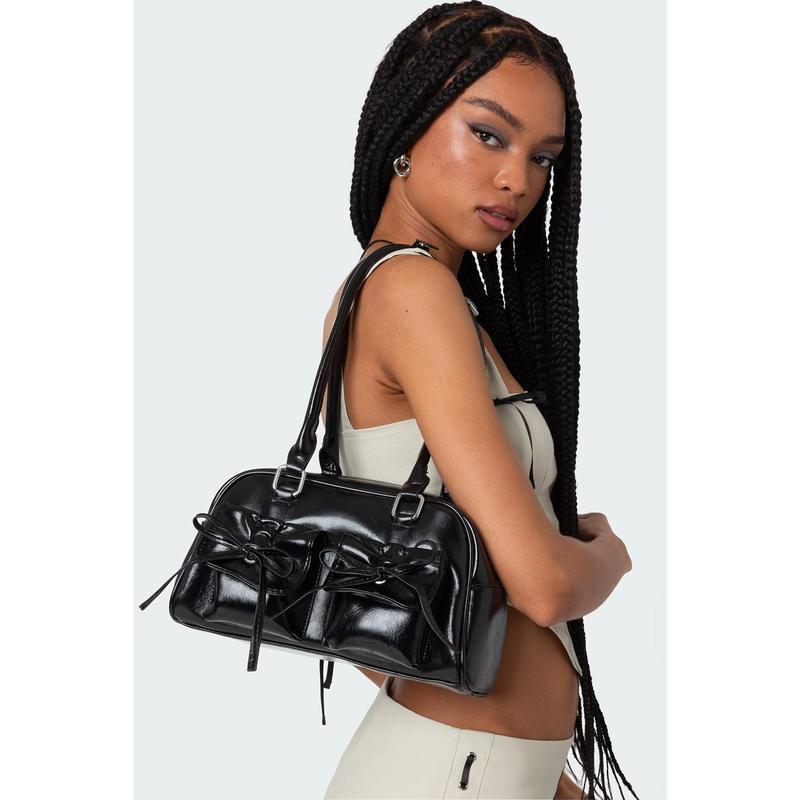 V 74466 Bow Knot One Shoulder Armpit Bag 蝴蝶结单肩腋下包
