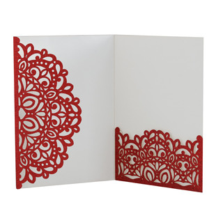 Export wholesale direct selling wedding banquet invitation letter blessing greeting card glitter paper hollow cutting paper card invitation in stock