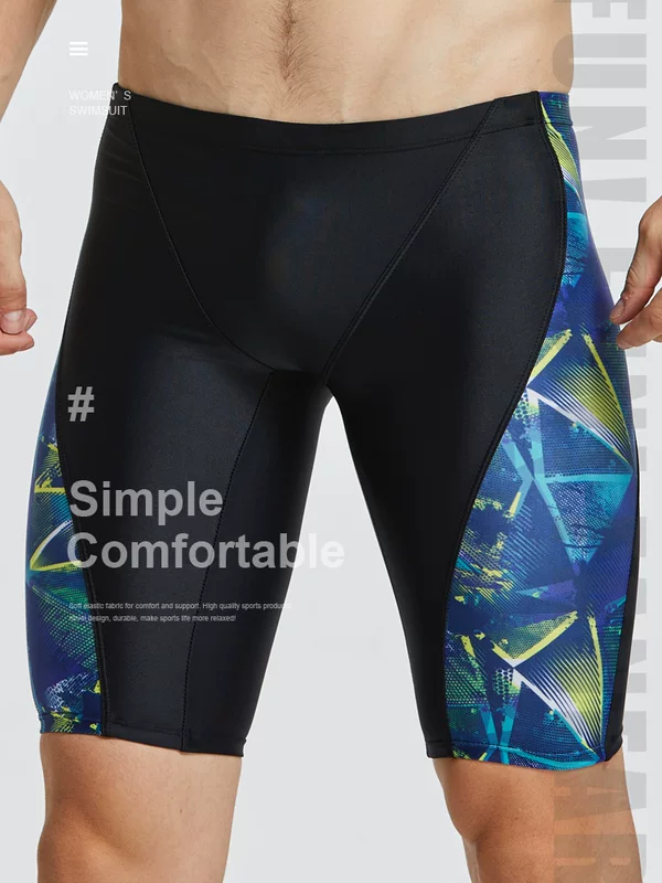 Professional trousers, fashionable shark for swimming, tight