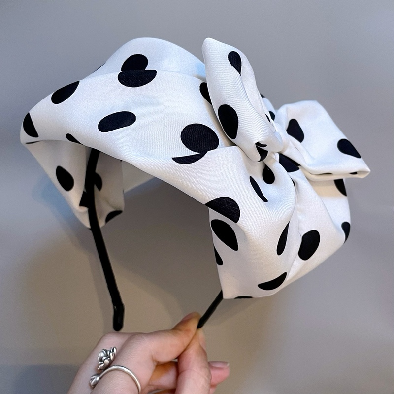 Spring and Summer New Half-Hat Headband French Retro Hong Kong Style Fairy Headband Versatile Elegant Polka Dot Beret Hair Accessories Hot Style Spring and Summer New Half-Hat Headband French Retro Hong Kong Style Fairy Headband Versatile Elegant Polka Dot Beret Hair Accessories Hot Style