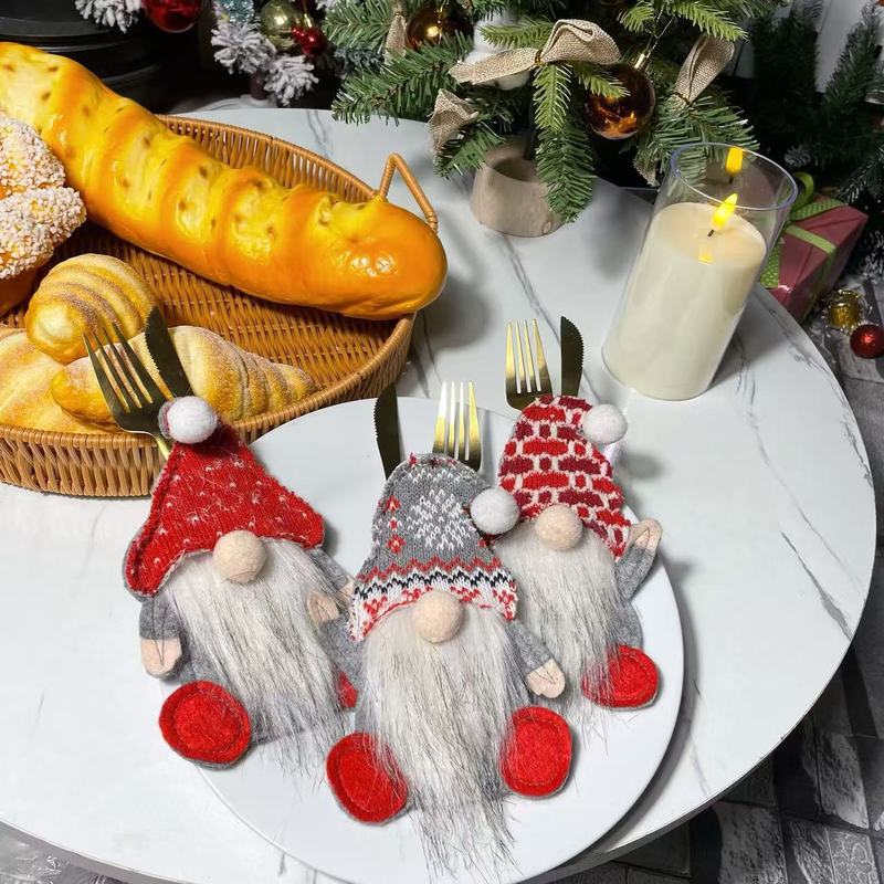 国境を越えたクリスマス靴下クリスマス装飾品クリスマスナイフフォークセットクリスマスプレゼント袋クリスマスツリーストラップ|undefined