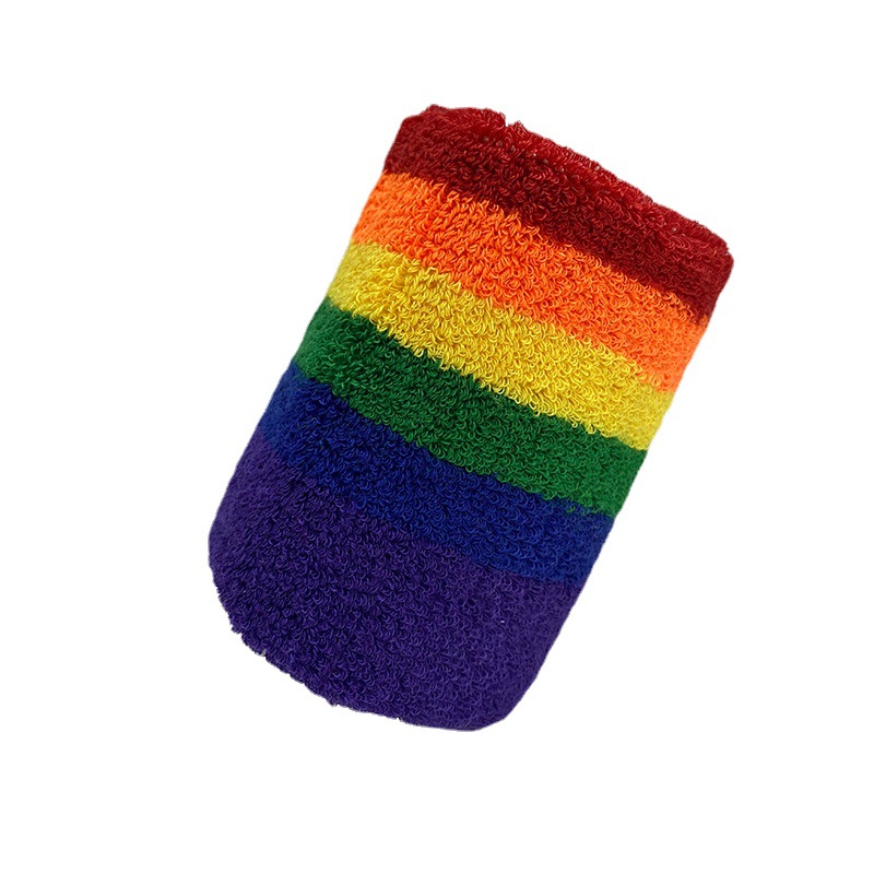 现货批发弹力运动毛巾护腕篮球羽毛球网球健身吸擦汗针织手腕套