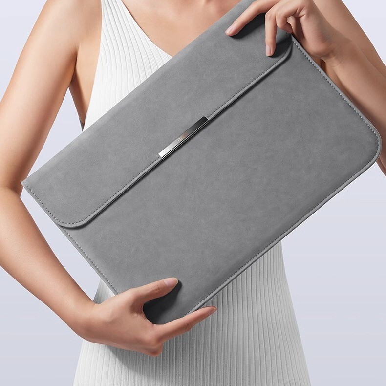 iPad Inner Sleeve Bag, Computer Laptop Bag, Vertical Leather Tablet Protective Case, Power Storage Bag