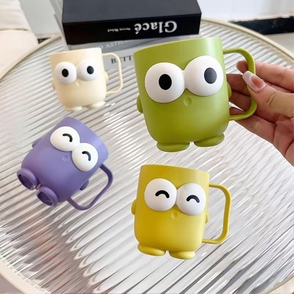 New Kidsren's Mouthwash Cup with Handle for Boys Ins Baby Girl Couple Toothbrushing Cup Thickeneded Creative Wash Cup