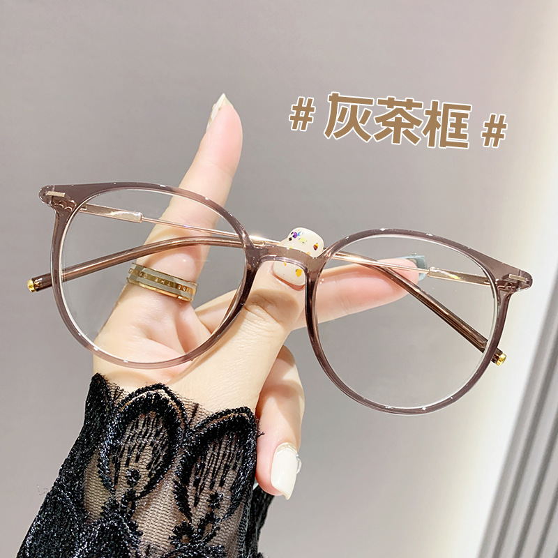 Luminoso cambio de color gafas de miopía de moda de alta definición anti-luz azul marco de gafas de alto nivel para estudiantes gafas de miopía terminadas