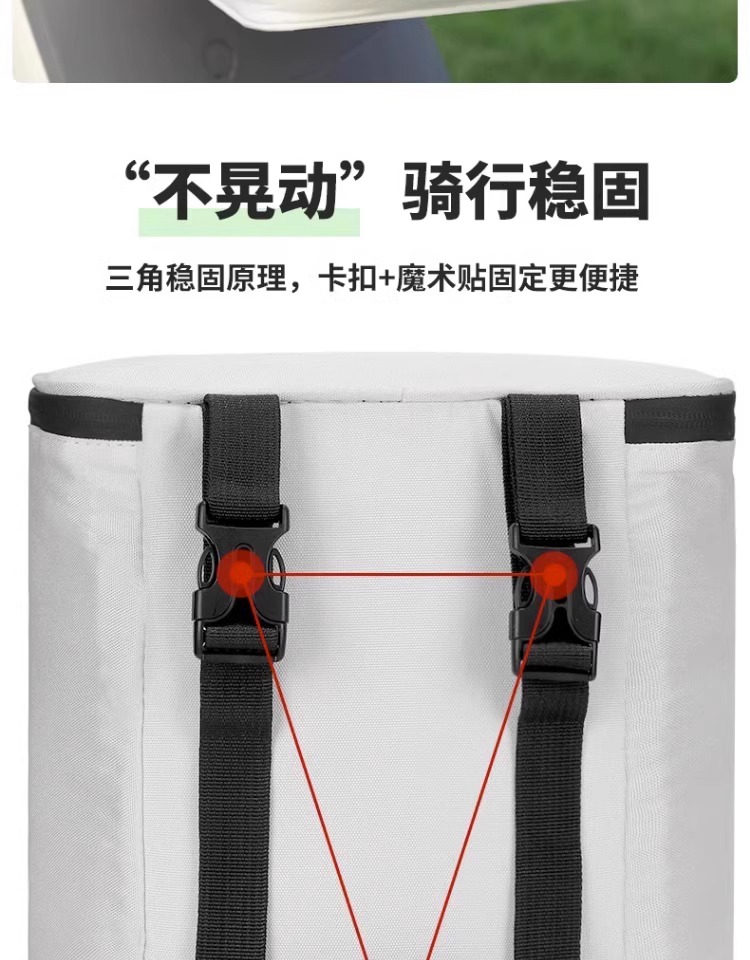 Electric car helmet hanging bag large battery car waterproof front pocket storage hanging bag artifact raincoat blocking bag