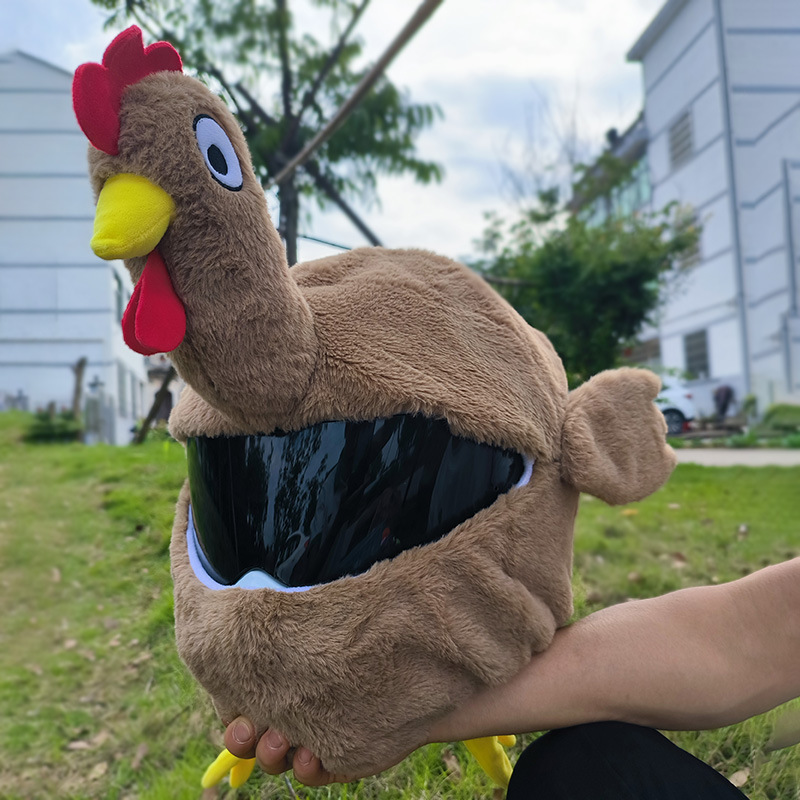 Cubierta de casco de motocicleta Cubierta de casco de felpa puntual Cubierta de casco completo Cubierta de casco de motocicleta Tacón de viento Moda de moda