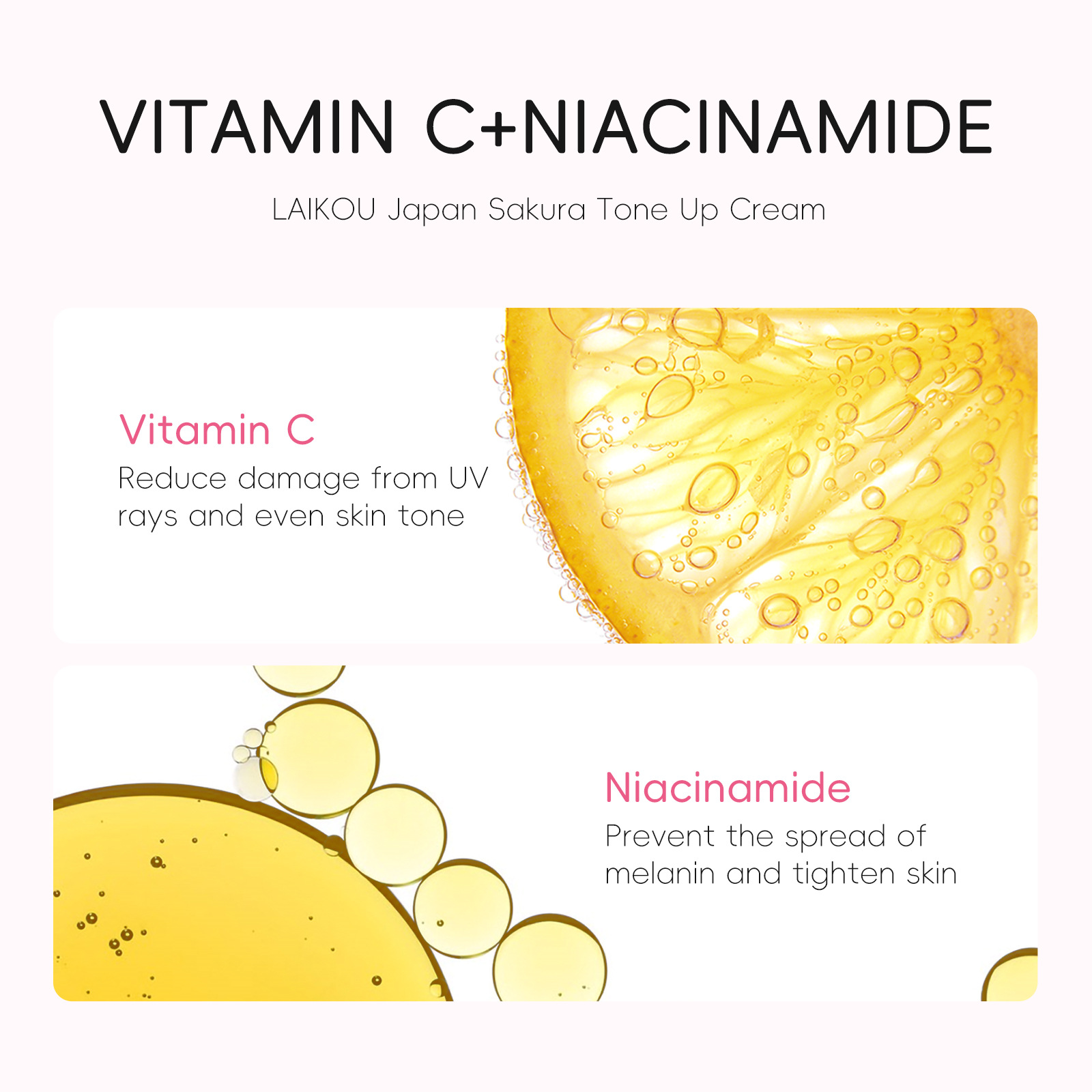 LAIKOU Sakura Natural Cream 30g Skin Care and Cosmetic Moisturizing, Hydrating, Hydrating and Beautifying Lazy Person's Face cream undefined