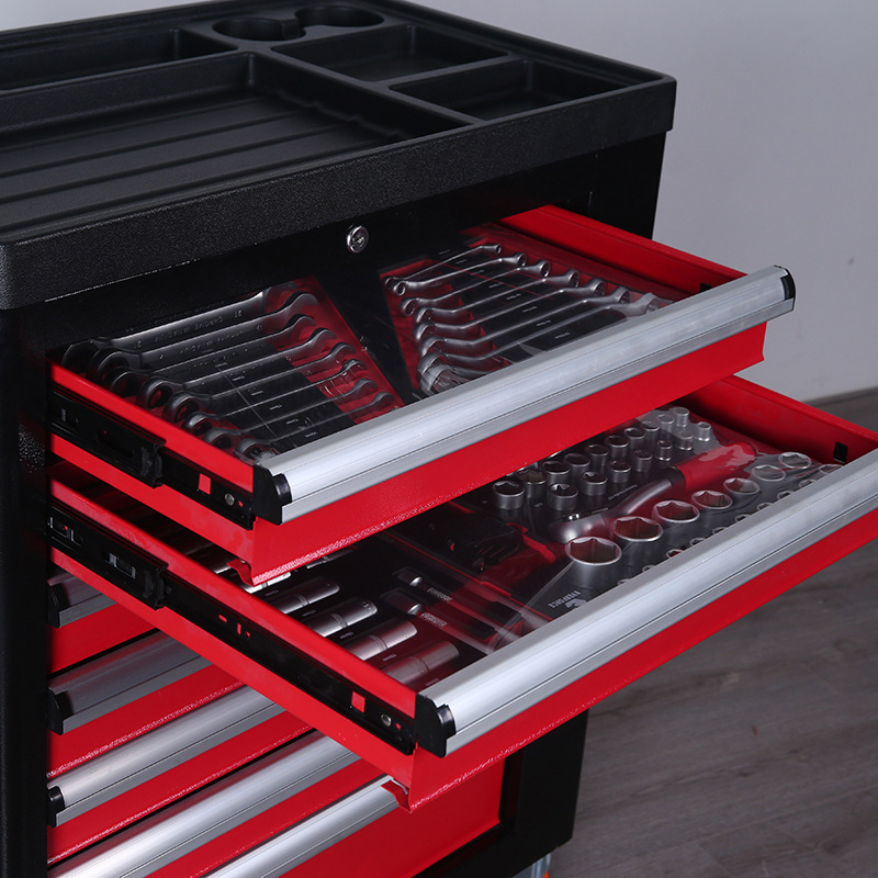 Gabinete Carrito de Herramientas Móvil con Cajones Multicapa para Taller Mecánico