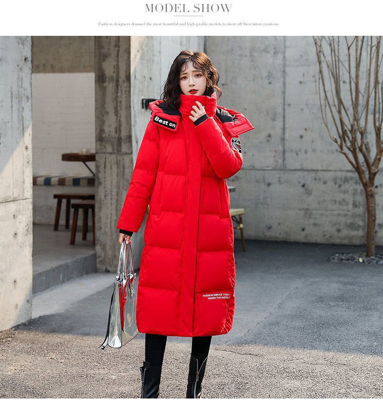 Women's Long Warm Winter Coat High-end Korean Style Casual Jacket_voghion.com