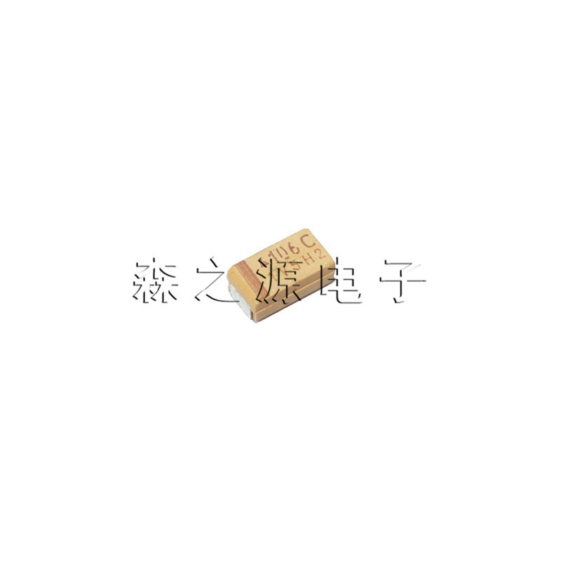 C型 16V10UF 106C 贴片钽电容 6032/C型 胆电容 有极性 16V10UF
