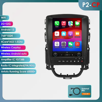 Suitable for Buick yinglang 09-15 vertical screen car Carplay Android navigation all-in-one machine (DVD Navigation) - wifi-version-quad-core-232g-carplay-97inch-suitable-for-09-15-buickoubao