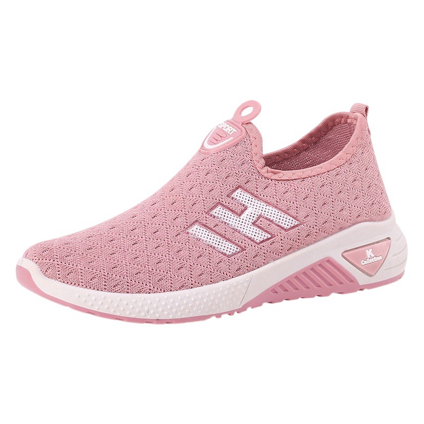 Zapatos de mujer otoño 2025, nuevos zapatos de punto transpirables para comercio exterior transfronterizo, zapatos deportivos casuales para mujer, dropshipping.