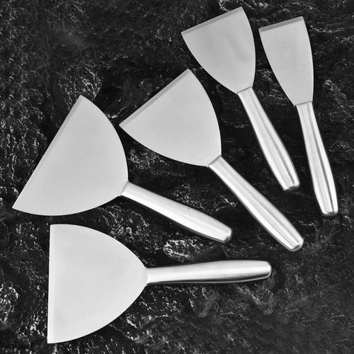 Kitchen Japanese cooking spatula, steak frying spatula, stainless steel hollow handle spatula, frying spatula, Teppanyaki spatula