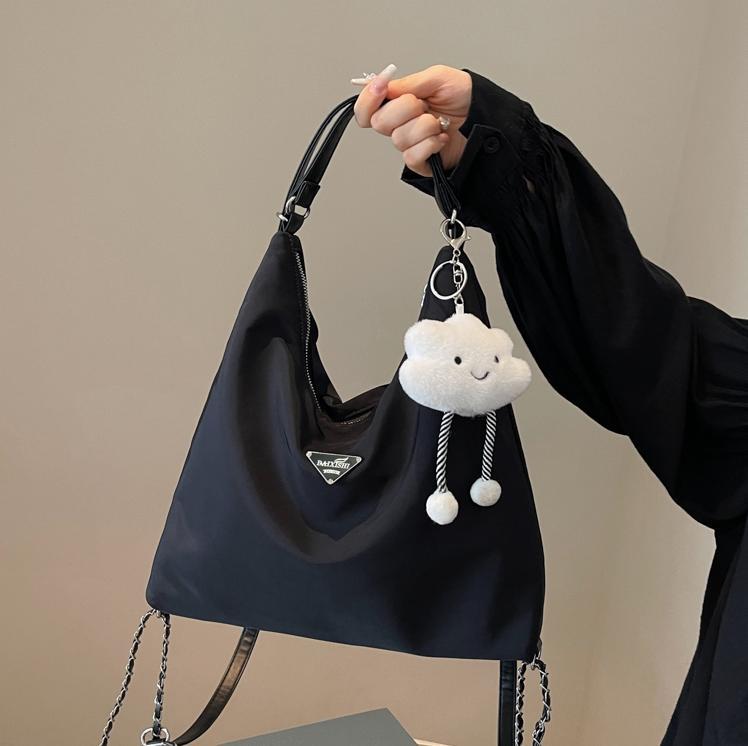 Transfronterizo superfire nylon gran capacidad tote bag2025 nuevo ocio versátil mochila simple mochila mujer