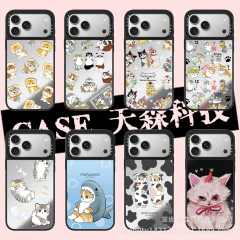 CASET联名魔法猫咪适用苹果iPhone17ProMax手机壳16Pro潮牌14镜面