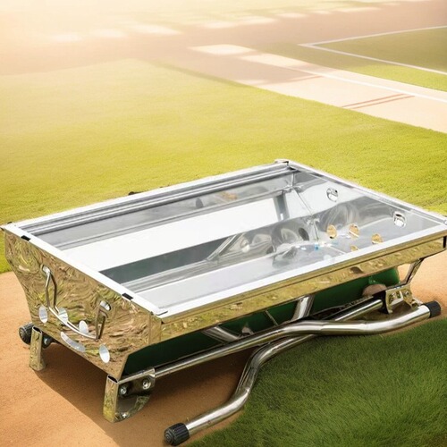 Zibo BBQ Portable BBQ Iron Mesh Stainless Steel Mesh BBQ Rack Outdoor Field Household Carbon BBQ Stove