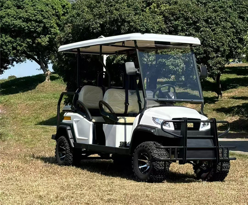 6 electric golf cart scenic spot scooter electric self-driving tour car battery four-wheel car pictures and manufacturers