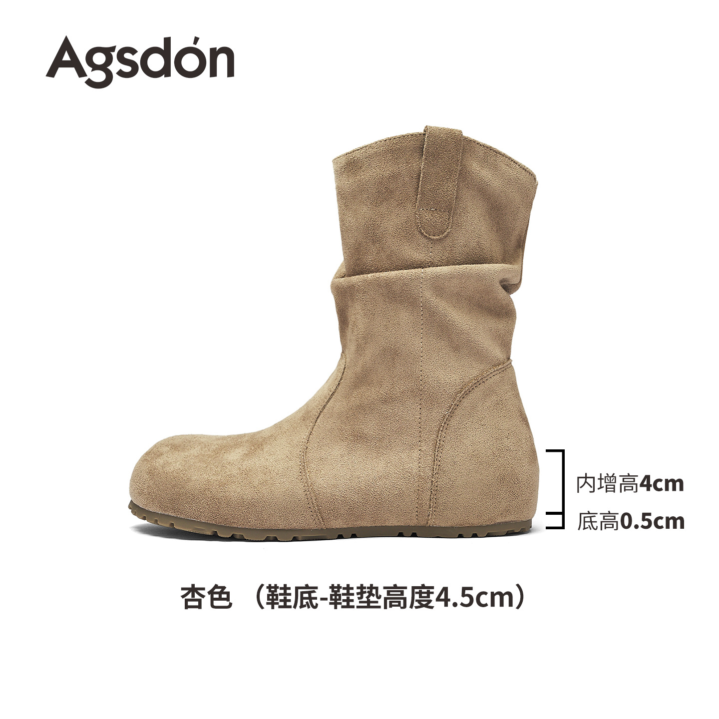 2026 nuevo invierno botas de camelón retro montado botas Martin botas de vaquero western Maillard
