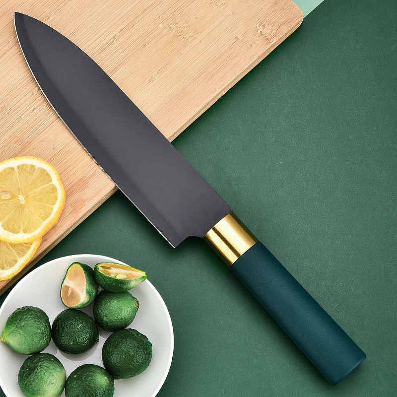 Comercio exterior spot conjunto completo de cuchillos de cocina de acero inoxidable conjunto de cuchillos de corte domésticos de cinco piezas cuchillo de cuchillo de frutas cuchillo de cubierta