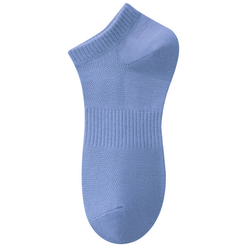 Socks for Girls, Summer Thin Socks with Mesh Breathable Plain Cotton Socks, Crew Socks for Women, Thin Sports Low-Cut Socks