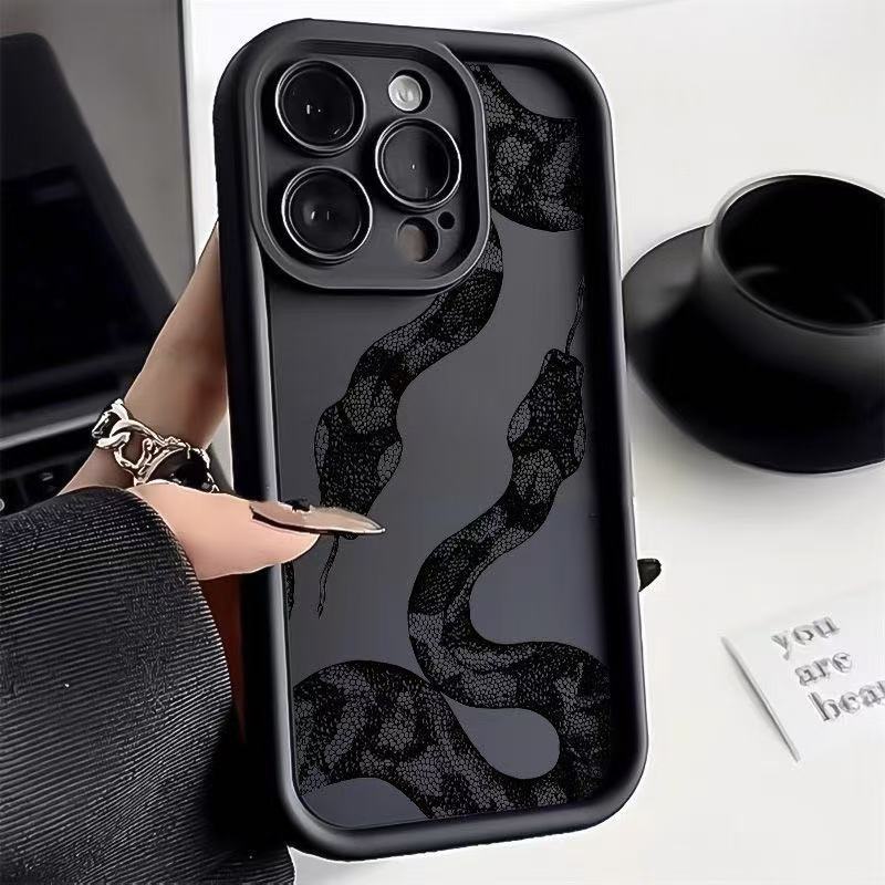Funda para teléfono iphone16pro Apple 15/14 Diablo doble pitón 11 Europa y América 13promax nuevo 12