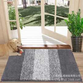 跨境亚马逊平面仿羊绒地垫家用浴室地垫地吸水防滑耐磨耐脏易打理