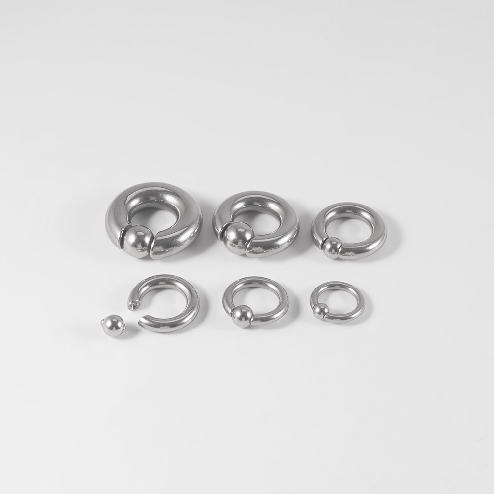 Simple Style Round Stainless Steel Plating Nose Ring display picture 4