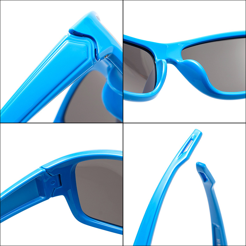 2025 nuevas gafas de sol polarizadas para niños gafas deportivas de ciclismo a prueba de viento para mujeres gafas de sol de silicona de moda para hombres