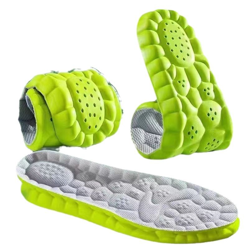 Huella Youpin Wormwood desodorante plantilla sudor-absorbente masaje transpirable suave inferior amortiguador hombres y mujeres desodorante cómodo