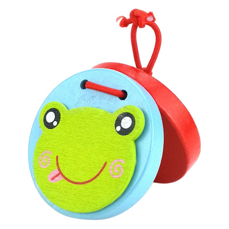 Infantil niños Orff instrumento musical caja de resonancia de dibujos animados animal cocodrilo 1 año de edad 2 bebé madera knock Board educación temprana al por mayor