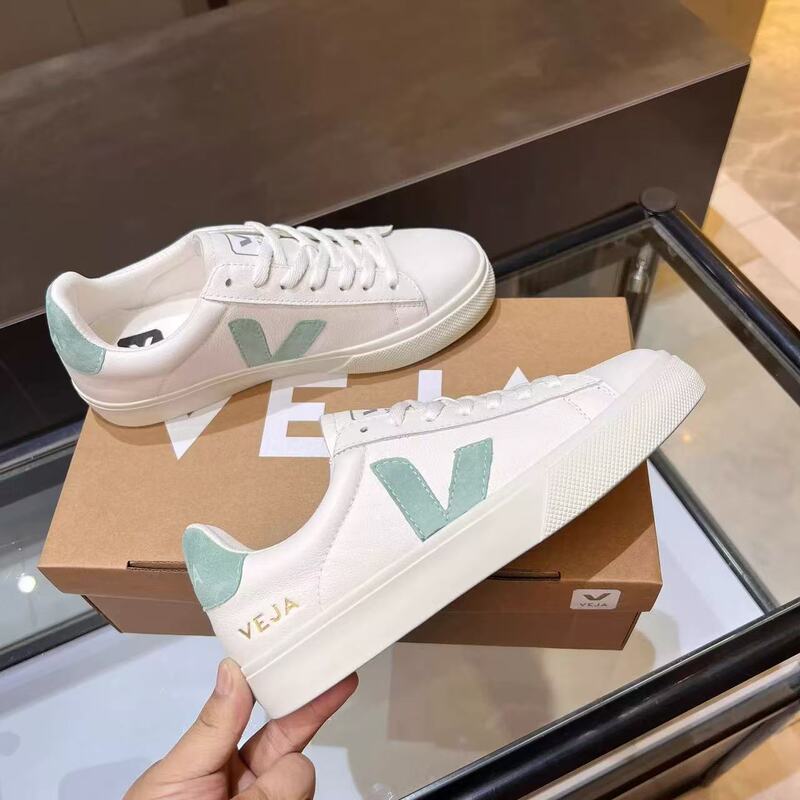 Putian Pure Original French Veja White Sneakers Couple Sports Casual Shoes Versatile for Men and Women Casual Shoes for Young Couples Putian Pure Original French Veja White Sneakers Couple Sports Casual Shoes Versatile for Men and Women Casual Shoes for Young Couples