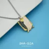 Necklace-Wings of Freedom [Gold and Blue]