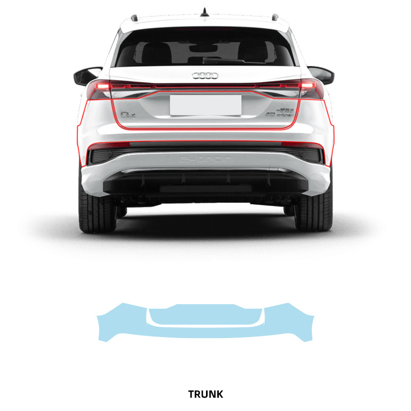 Audi Q4 e-tron máquina especial para cortar TPU invisibles ropa de automóvil película transparente para todo el automóvil pintura película protectora pre-corte
