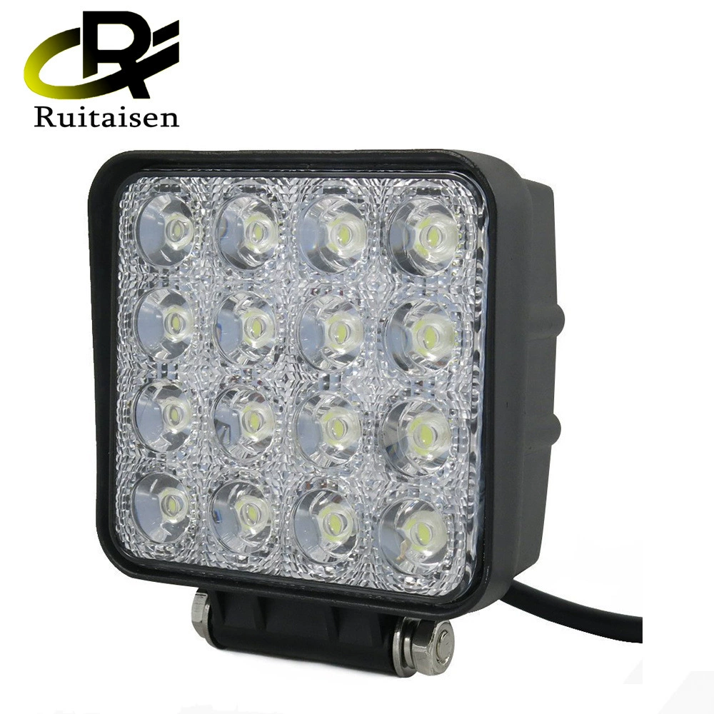 LED рабочий для путешествий/внедорожника, модифицированные сверхяркие фары, продажа от производителя, 48Вт, высокая мощность