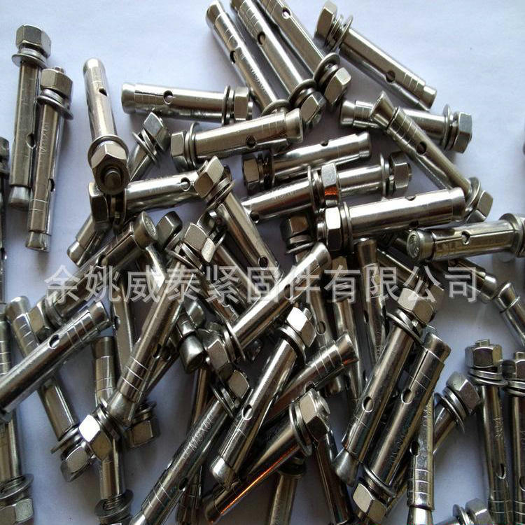 304不锈钢膨胀螺丝拉爆螺丝内外膨胀螺栓M8X60M6X50M10X80M12X100