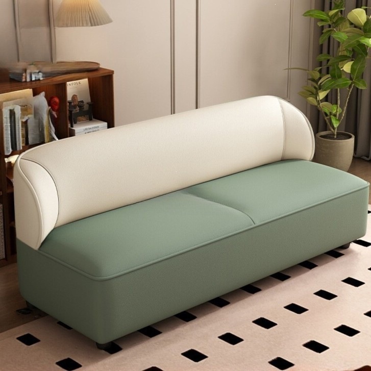 Simple new fabric sofa for small apartments, living rooms, shop rest areas, clothing stores, rental houses, two-seater and three-seater sofas