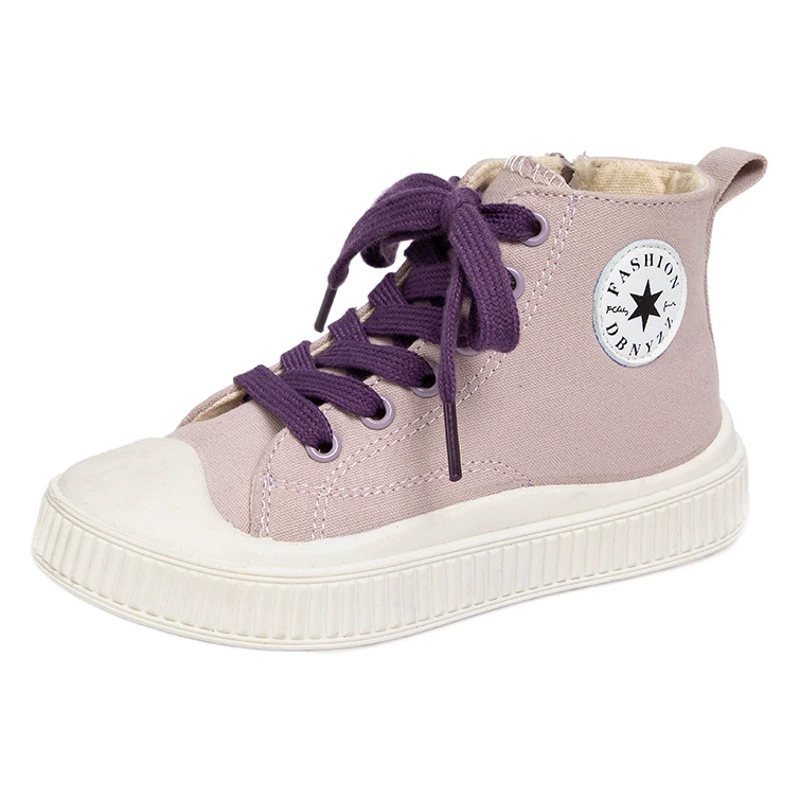 Детская маленькая белая обувь, модная обувь для девочек, обувь для досок в иностранном стиле на четыре сезона, однотонная мягкая подошва, Повседневная парусиновая обувь для мальчиков