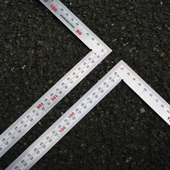 開普路KAPRO加厚加硬不鏽鋼木工劃線測量拐直角尺90度diy
