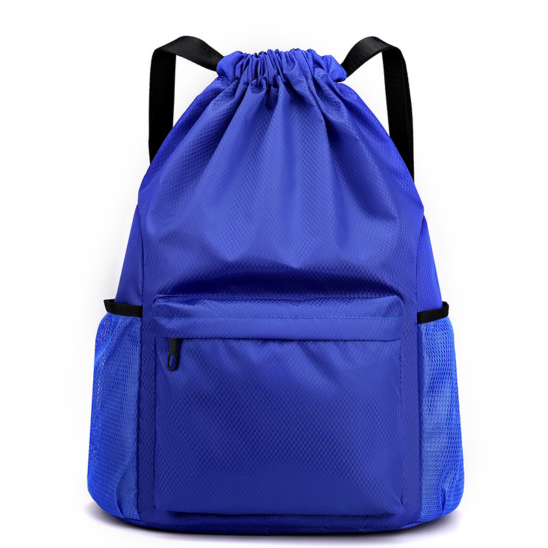 Bolsillo de paquete personalizado mochila de cuerda simple mochila de separación seca y húmeda bolsa deportiva impermeable bolsa de baloncesto de acondicionamiento físico