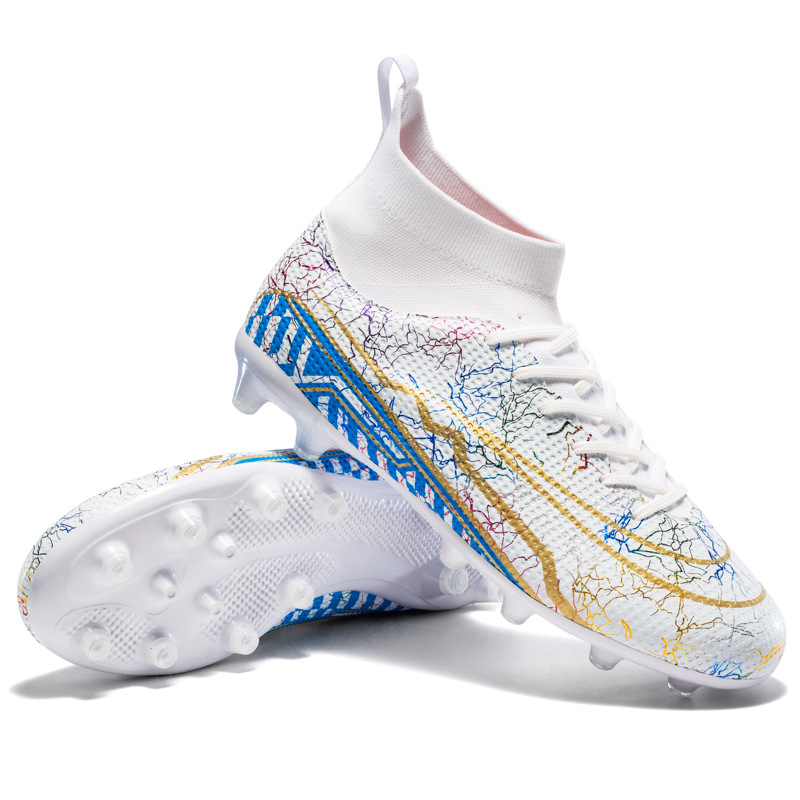 Zapatos de fútbol infantiles transfronterizos TF zapatos de clavos adultos juveniles estudiantes entrenamiento zapatos de clavos hombres al por mayor