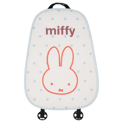 Car Waist Cute Cartoon Memory: Waist support - honeycomb-miffy-cushion-backrest-blue-polka-dots