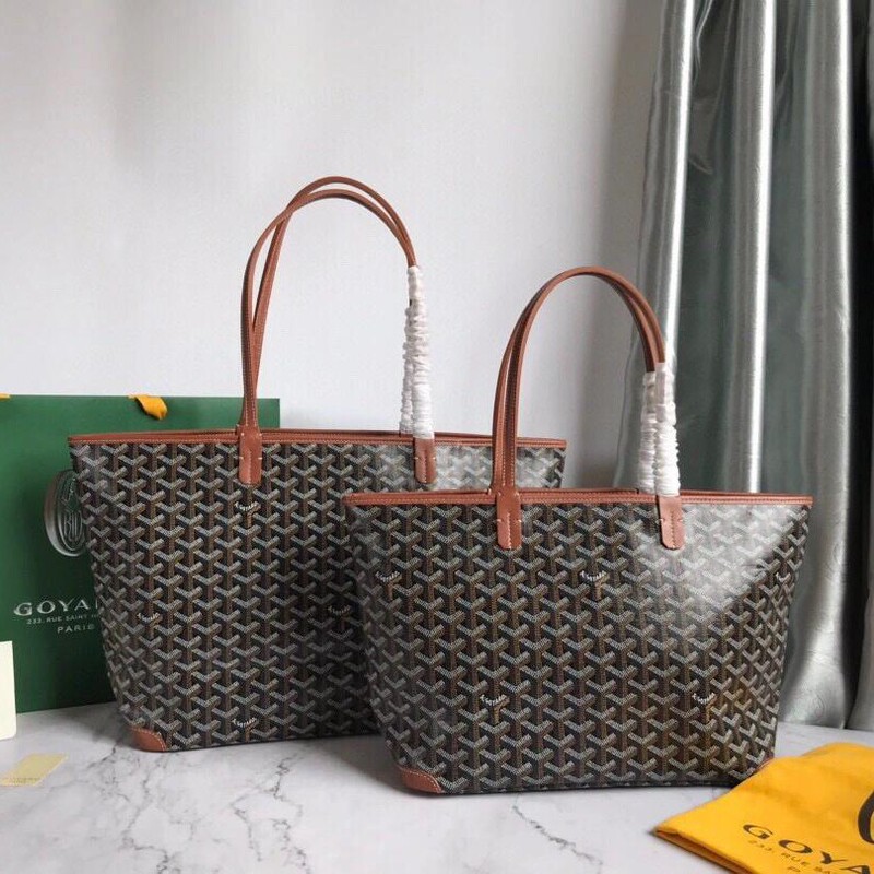 Goyard New Versatile Handbag Shoulder Bag Large Capacity Zipper Tote Shopping Mommy Bag Goyard New Versatile Handbag Shoulder Bag Large Capacity Zipper Tote Shopping Mommy Bag