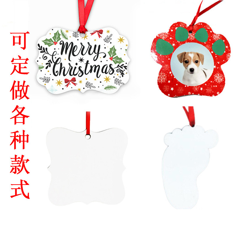 アマゾン熱転写mdf木製クリスマスペンダントクリスマスツリー雪鈴diy熱昇華クリスマスペンダント|undefined