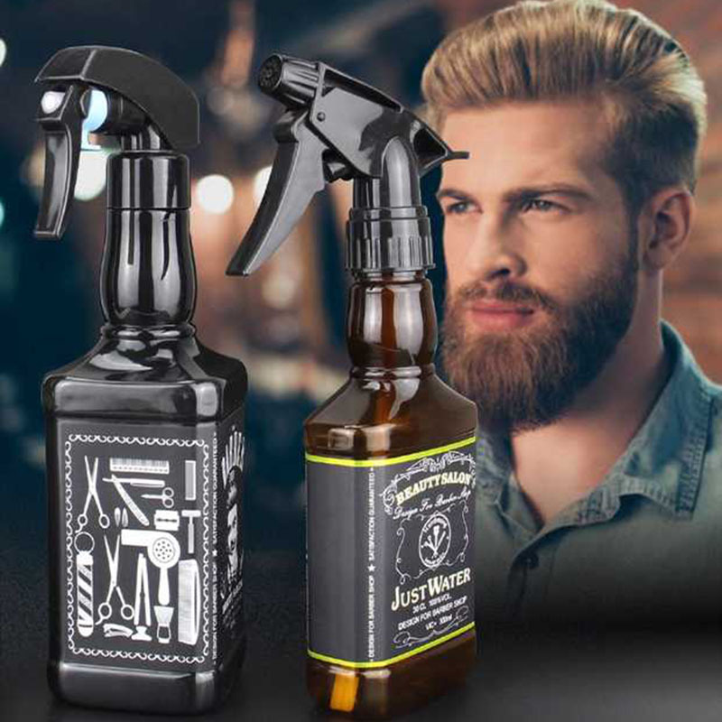 Hairdressing Spray kettle Barber Shop Dedicated Spout beauty salon Hair Stylist Spray bottle Europe and America Retro Oil head Spout