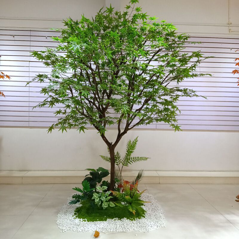 大型仿真树青枫枫树室内外枯山水造景装饰景观盆栽仿真植物鸡爪槭|undefined