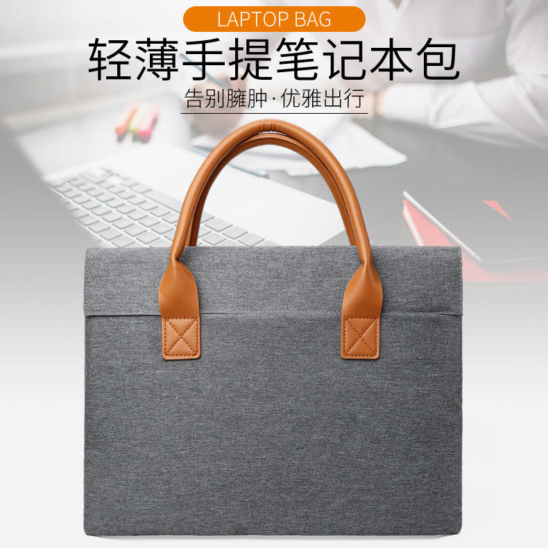 Wholesale Men's and Women's Handbags, Briefcases, Laptop and Tablet Bags, Simple Business Commuter Computer Bags, Customizable with Logo
